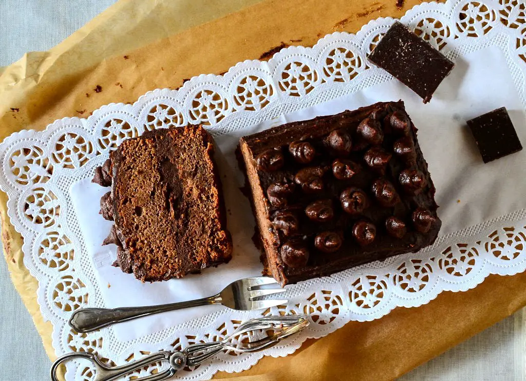 Schokolade Trüffel Kastenkuchen